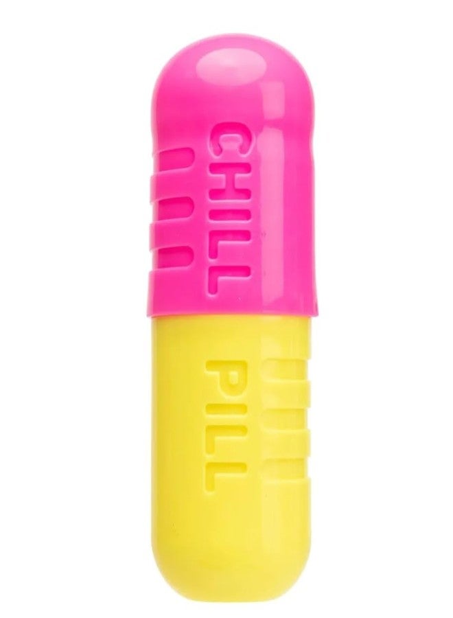 Fuzzyard Chill Pill Rubber Dog Toy Premium Interactive Chew Treat Dispenser with Squeaker - Image 1